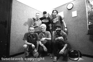 Leo, Peter, Luca, Marco e Antonello con Leno Landini