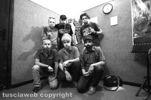 Leo, Peter, Luca, Marco e Antonello con Leno Landini