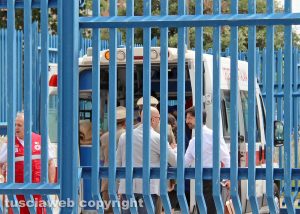 Viterbo - Festa dell'arma dei carabinieri - Antonella Sberna soccorsa dai volontari della croce rossa
