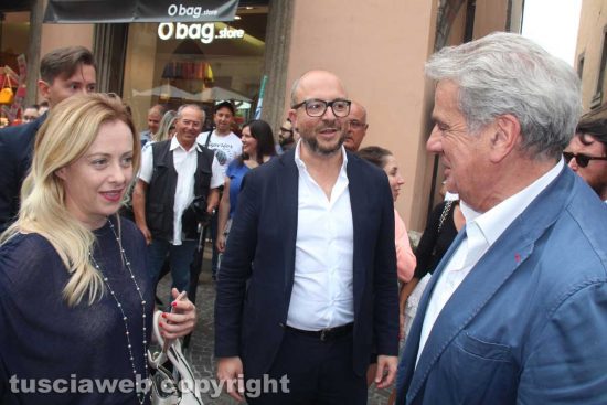 Giorgia Meloni, Mauro Rotelli e Giovanni Arena