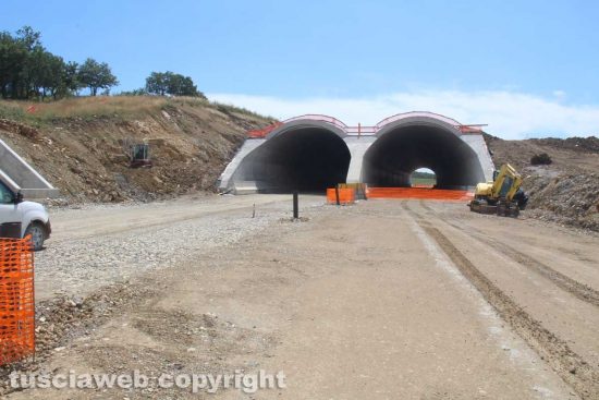 Superstada - Sopralluogo al cantiere verso Monte Romano