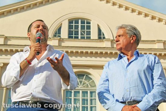 Matteo Salvini e Giovanni Arena