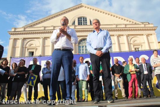 Matteo Salvini e Giovanni Arena