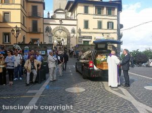 Soriano nel Cimino - I funerali di Mauro Mariani
