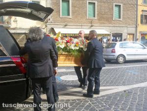 Soriano nel Cimino - I funerali di Mauro Mariani