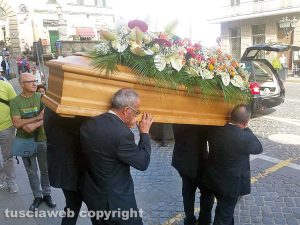 Soriano nel Cimino - I funerali di Mauro Mariani