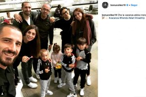 Sport - Calcio - Bonucci in vacanza con Chiellini