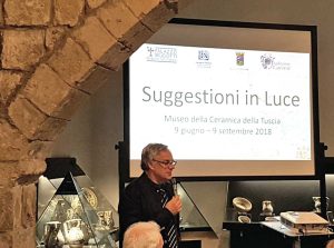Viterbo -L'inaugurazione di “Suggestioni in Luce” 