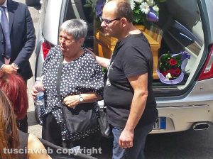 Viterbo - I funerali di Sergio Milioni