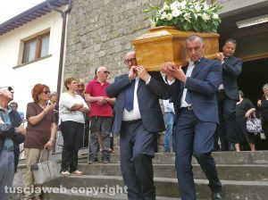 Viterbo - I funerali di Sergio Milioni