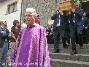 Viterbo - I funerali di Sergio Milioni