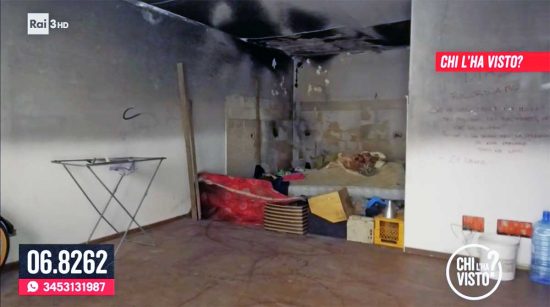 Roma - La casa dove è stato trovato il corpo di Amalia Voican