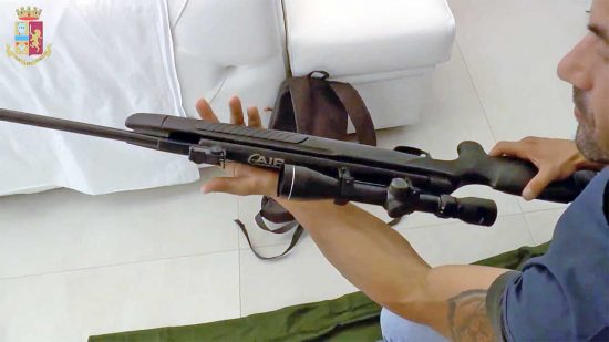 Polizia - Le armi sequestrate nell'inchiesta Lethal Weapon