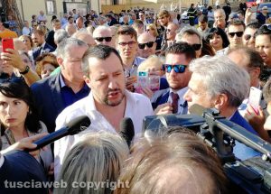 Matteo Salvini a Viterbo