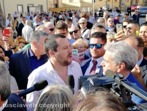 Matteo Salvini a Viterbo