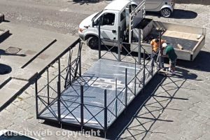 Viterbo - La terrazza a piazza Fontana grande