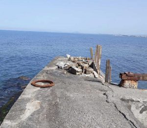 Tarquinia - I lavori per il ponticello alle Saline