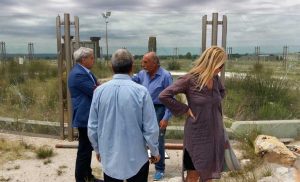 Bullicame - Sul posto anche l'assessore Delli Iaconi e il candidato sindaco Giovanni Arena