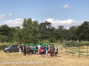Tuscania - La passeggiata nel bosco degli alunni 
