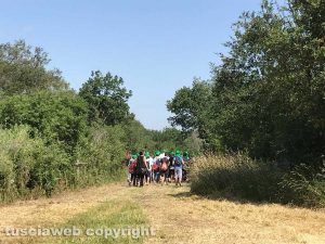 Tuscania - La passeggiata nel bosco degli alunni 