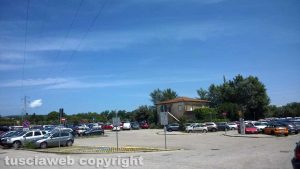 Il parcheggio di Molegnano a Orte