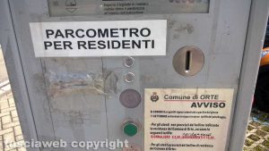 Parcometro del parcheggio di Molegnano