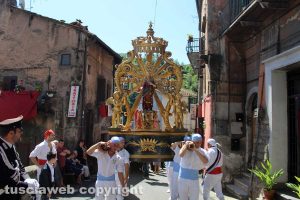 Canepina - La processione in onore di Santa Corona 