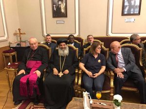 Il Cairo - Fumagalli incontra papa Tawrodos II