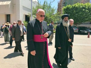 Il Cairo - Fumagalli incontra papa Tawrodos II