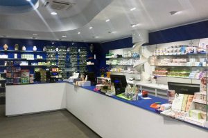 Viterbo - La farmacia Blasi di Bagnaia