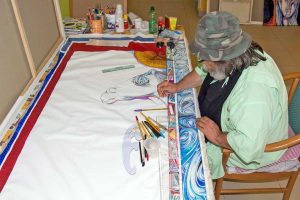 L'artista Mauro Passeri