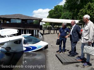 Bolsena - Esercitazione sulla sorveglianza aerea - Il prefetto Giovanni Bruno