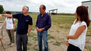 Il professor Forti con il sindaco Caci
