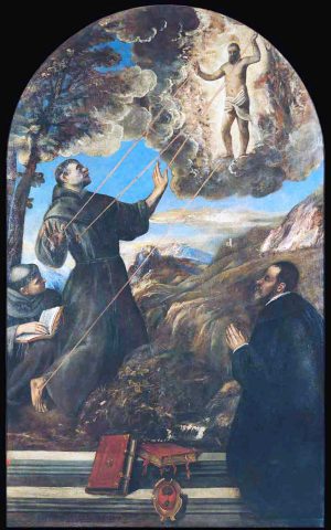 San Francesco riceve le stigmate di Tiziano