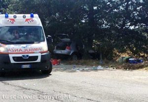 Tuscania - Incidente sulla Dogana