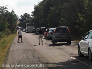 Tuscania - Incidente sulla Dogana