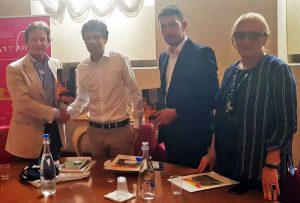 Perugia - L'incontro fra i sindaci Bigiotti e Romizi