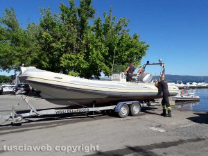 Capodimonte - Vigili del fuoco - Presidio acquatico sul lago di Bolsena