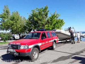 Capodimonte - Vigili del fuoco - Presidio acquatico sul lago di Bolsena