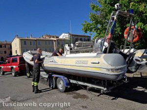 Capodimonte - Vigili del fuoco - Presidio acquatico sul lago di Bolsena