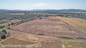 Vetralla - La discarica di Cinelli vista dall'alto