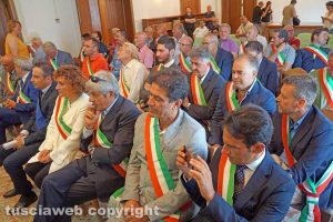 Viterbo - La firma del protocollo contro le infiltrazioni mafiose