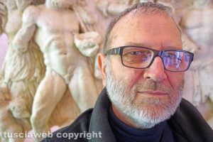 Bolsena - Il direttore del museo Pietro Tamburini