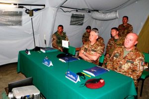 Monte Romano - L'esercitazione di squadra a fuoco degli allievi marescialli