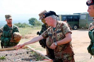 Monte Romano - L'esercitazione di squadra a fuoco degli allievi marescialli
