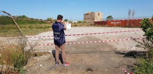 Civitavecchia - Guardia di finanza - Rifiuti speciali abbandonati - sequestro area