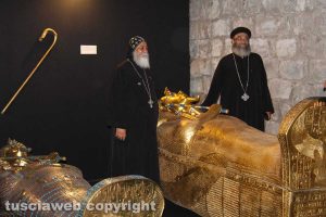 Viterbo - L'inaugurazione della mostra i tesori di Tutankhamon