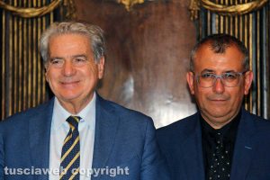 Viterbo - Il sindaco Giovanni Arena e il vice Enrico Maria Contardo