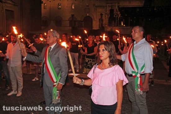 Viterbo - Fiaccolata in ricordo di Paolo Borsellino