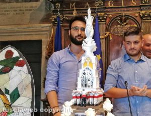 Viterbo - Presentato il bozzetto della nuova minimacchina di Santa Rosa del quartiere Santa Barbara